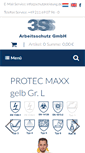 Mobile Screenshot of 3s-arbeitsschutz.de